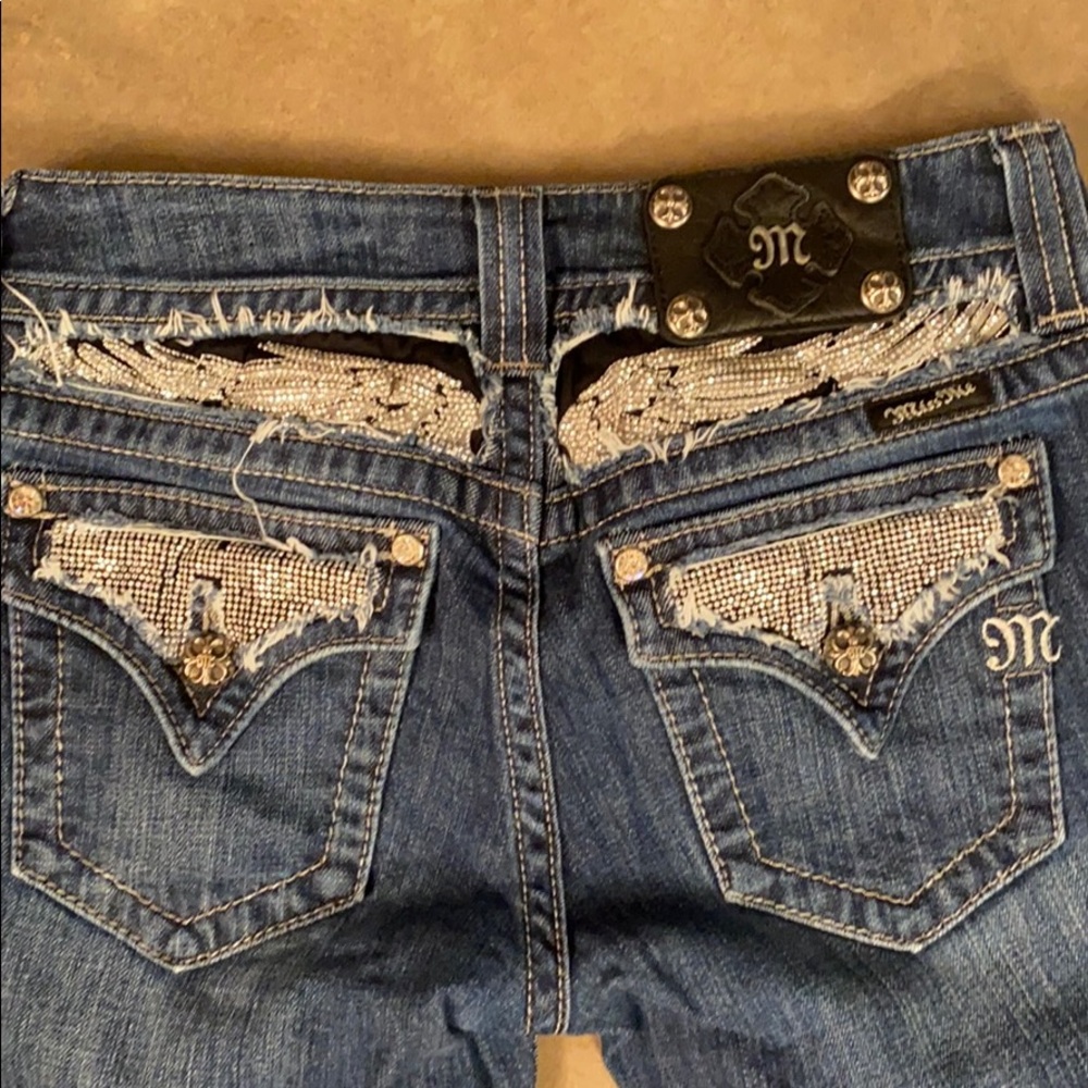 Miss Me jeans with silver bling. - Picture 8 of 13